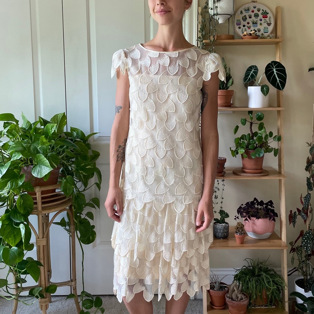 Vintage Ruffled Dress